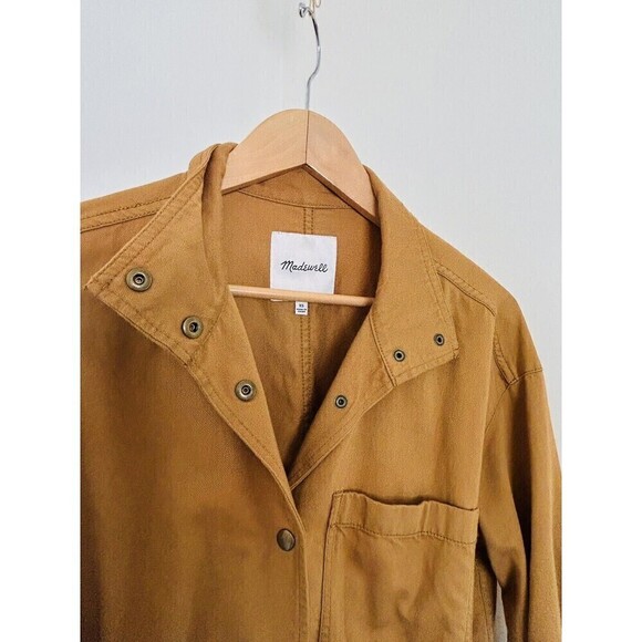 Madewell Dark Sahara Southlake Military Jacket H8497 Women’s XS - Picture 3 of 5